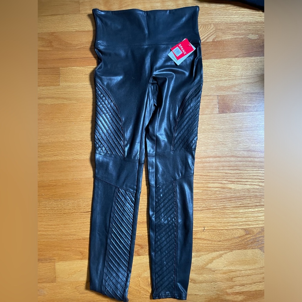 NWT Spanx faux leather leggings